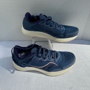 Saucony Womens Freedom 4 S10617-35 Blue Running Shoes Sneakers Size 8